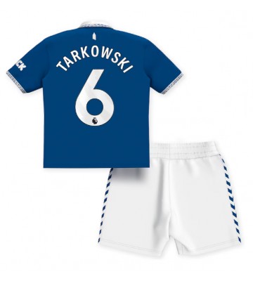 Everton James Tarkowski #6 Primera Equipación Niños 2023-24 Manga Corta (+ Pantalones cortos)